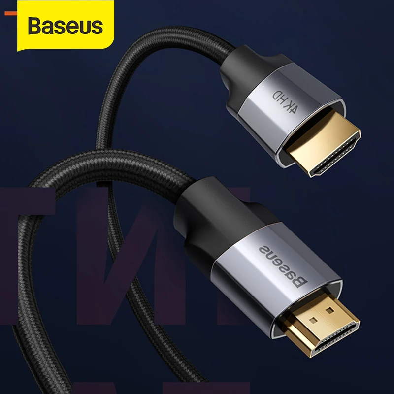 Splitter-Cable Switch Laptop Baseus Cable-4k Hdmi-Compatible Projector Extension 60HZ