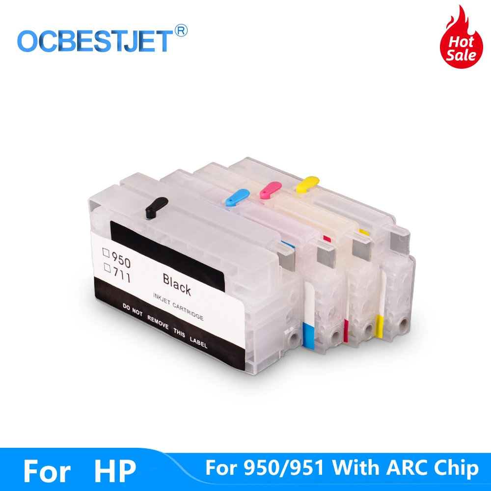 Cartucho de tinta rellenable vacío para impresora HP Officejet Pro, 950, 951,  8100, 8600, 8610, 8615, 8620, 8625, 251dw, 276dw, 8630, 950XL, 951XL|ink  cartridge|ink cartridge for hpcartridge for hp - AliExpress