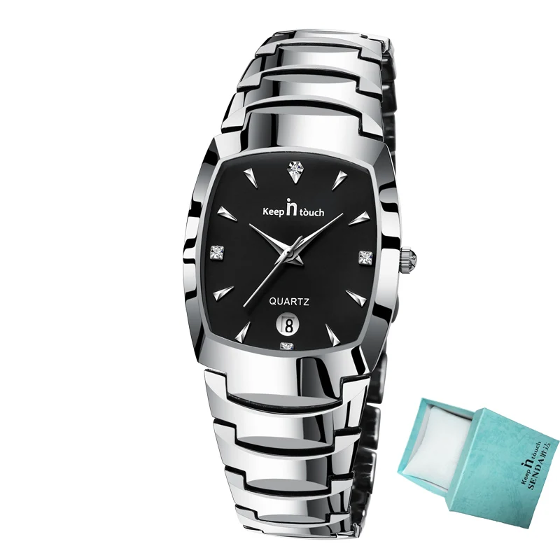 Модные мужские s часы лучший бренд класса люкс водонепроницаемые японские кварцевые часы мужские деловые Часы montre homme reloj hombre# мужские часы - Цвет: black white
