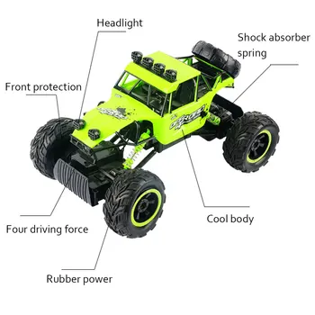 

Remote Control Car Remote Control Fashion Cross-country Remote Control Toy Electric Interesting Climb Electric Toy Colours