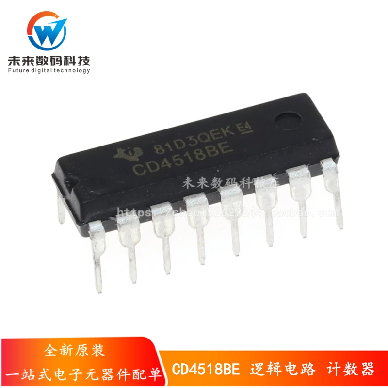 10 шт./лот CD4518BE HEF4518BP DIP-16 10 шт./лот