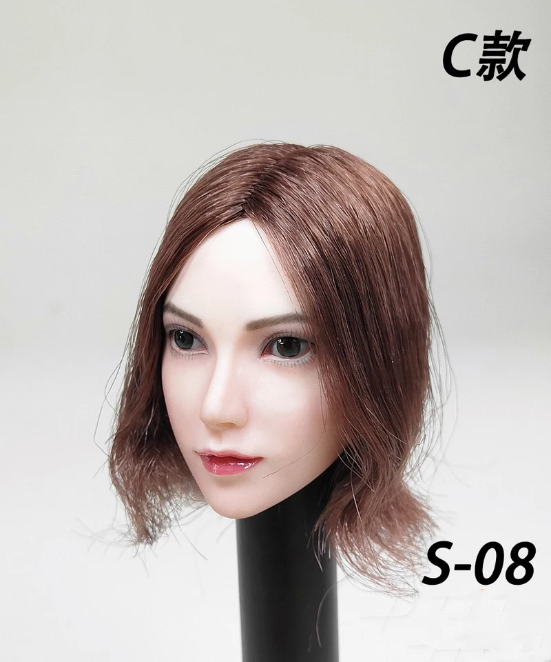 SGTOYS 1/6 Girl S-05B Head Sculpture Model For 12" Female Action Figure Body 