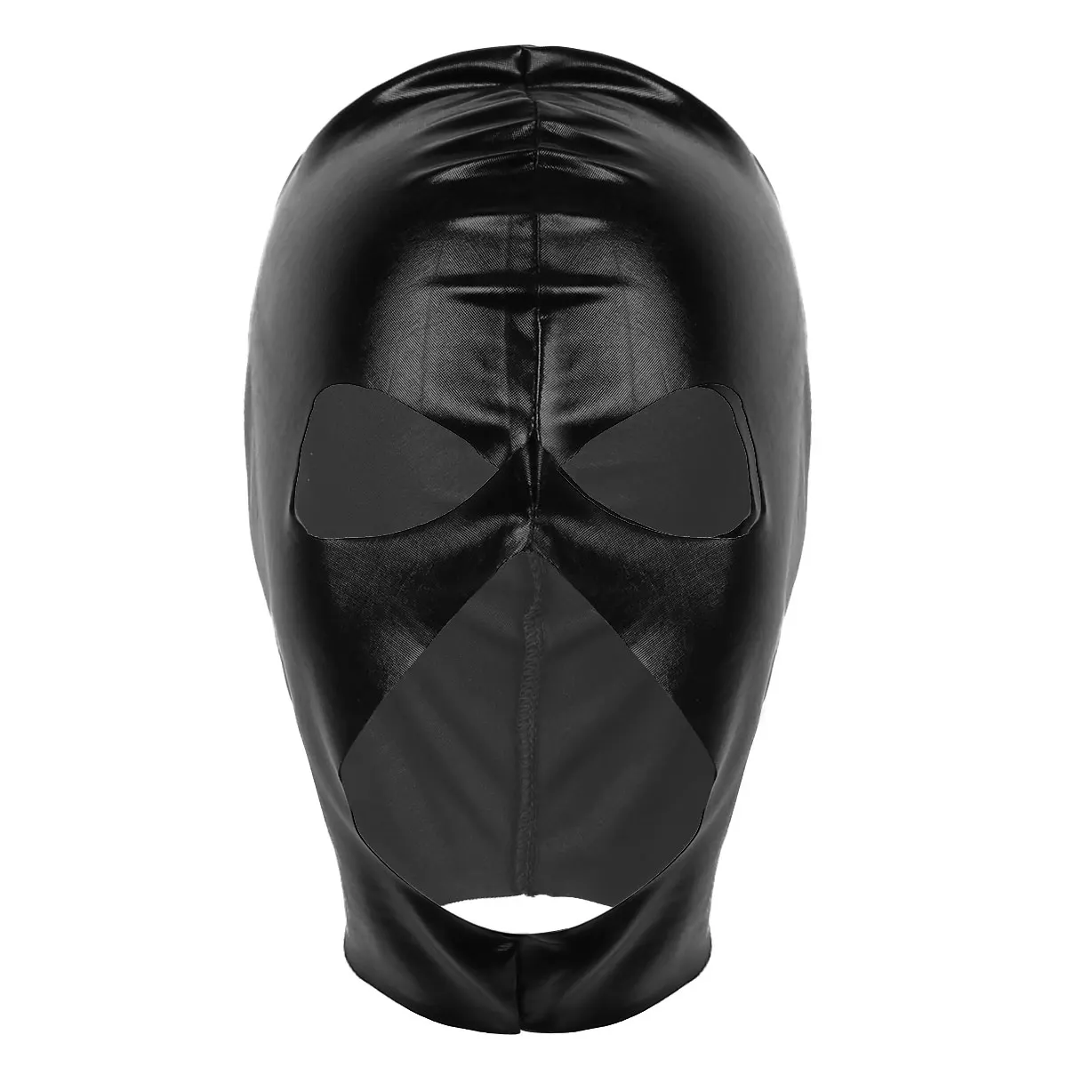 Модное нижнее белье головной убор маска капот Связывание для ролевых игр костюм вечерние для ночного белья черная маска для лица для мужчин и взрослых