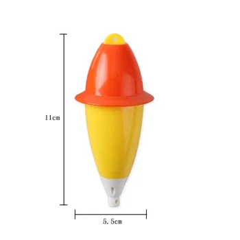 1PCS Automatic Fishing Float Luminous Float Fish Bait for Sea Fishing Carp Fishing Tackle Accessories Plastic New 4