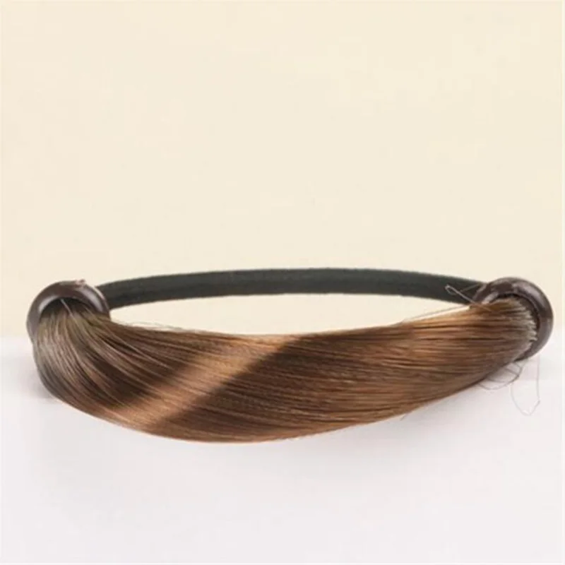 Богемный тренд волос кольцо высокая температура Шелковый парик волосы веревка стрейч голова аксессуары для волос, резинки для женщин