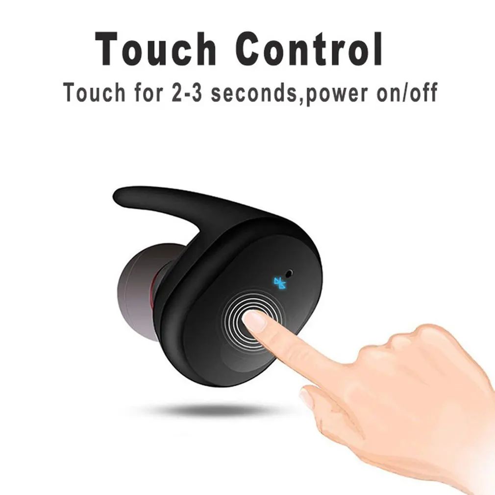 wireless headphones Bluetooth 5 0 TWS HIFI headset Mini sports running earphones compatible for iOS Android phones