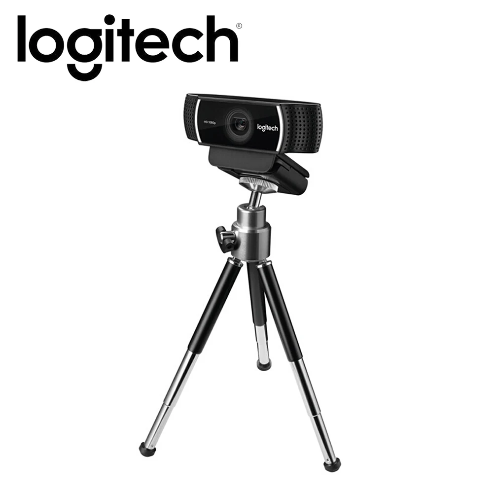 N Logitech C922 Pro Stream Webcam 1080p HD Camera for Streaming Recording 60 FPS