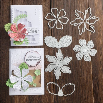 

YaMinSanNiO Blooming Flowers Metal Cutting Dies New 2020 for Card Making Scrapbooking Die Embossing Cut Home Decor Craft Stencil