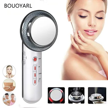 

Face Lifting 3 in 1 EMS Infrared Ultrasonic Body Massager Device Ultrasound Slimming Fat Burner Cavitation Face Beauty Machine