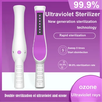

Handheld UV Sterilizer Light Rechargeable LED UVC Germicidal Lamp Sterilizer Portable UV Disinfection Sanitizer Esterilizador