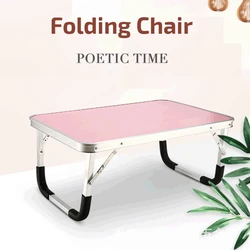 Table de bureau pliante Ultra légère pour ordinateur portable, petite Table d'étude, dortoir pour étudiants, support de lecture 