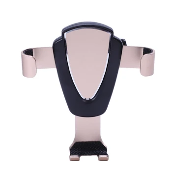 

Car Phone Holder Universal Air Vent Mount Clip Cell Holder For Phone In Car Mobile Phone Stand Holder Smartphone (Gold)