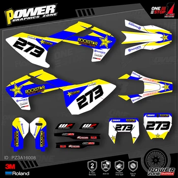 

PowerZone Custom Team Graphics Decals 3M Stickers Kit For Husqvarna Sticker 2016-18 TC FC TX FX FS 2017-19 TE FE 125-450cc 08