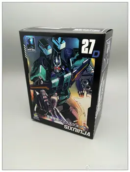 

New MFT MF-27D Sixninja Robot Action Figure mini G1 Sixshot Transform Robot toys