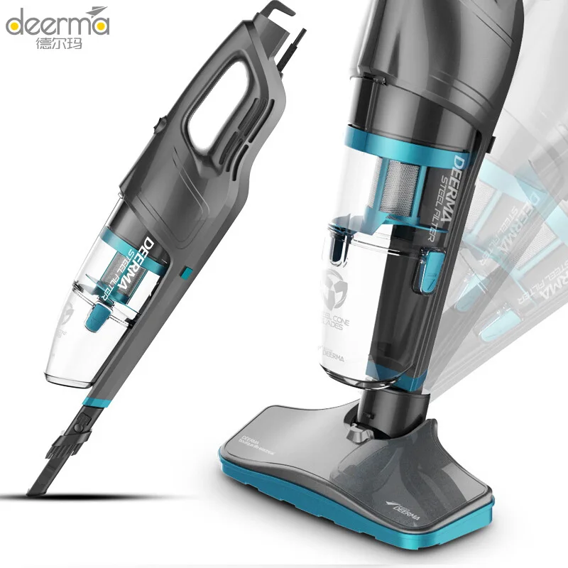 Бытовой ручной легкий пылесос Deerma DX920 со стальным фильтром пылесборник с низким