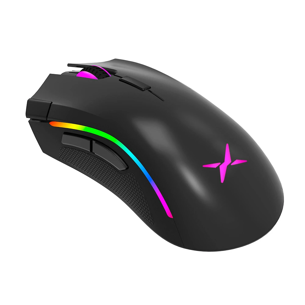 DELUX M625 PMW3360 RGB игровая мышь геймерская эргономичная Проводная компьютерная оптическая сенсорная мышь Mause 12000 dpi 7 кнопок Usb игровая мышь для ПК - Цвет: PMW3360