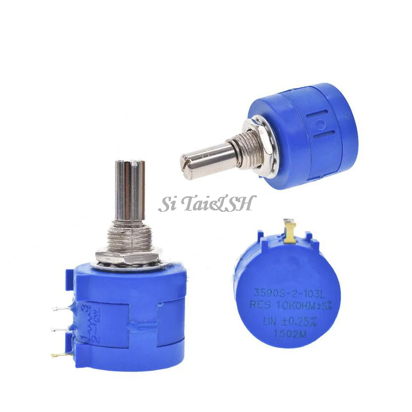 Multiturn Potentiometer 3590S Multiturn Potentiometer Adjustable Resistor