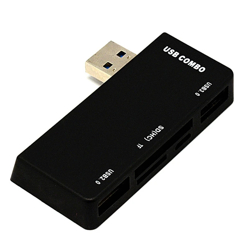 Usb-хаб USB3.0 адаптер 2 порта USB комбинированное устройство для чтения карт SD TF все в одном для Surface Pro 3/4