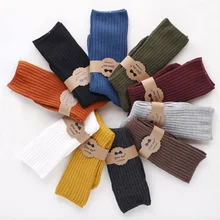 Хлопковые носки для женщин, повседневные однотонные 10 цветов, черные, белые, желтые, винно-красные женские носки в стиле Харадзюку, новинка