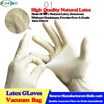 

100pcs Disposable Latex Gloves medical Safety Protective Home Cleaning Rubber Long Kitchen Wash Dishes Garden Women's Work Glove