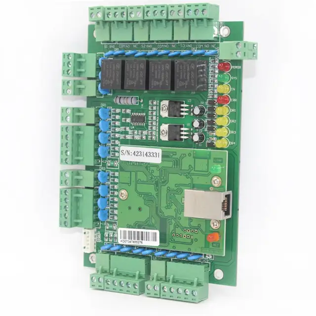 TCP/IP Wiegand 26 34 Door Access Control Panel Board for security solutions access control System 20000 Users Free Software 3
