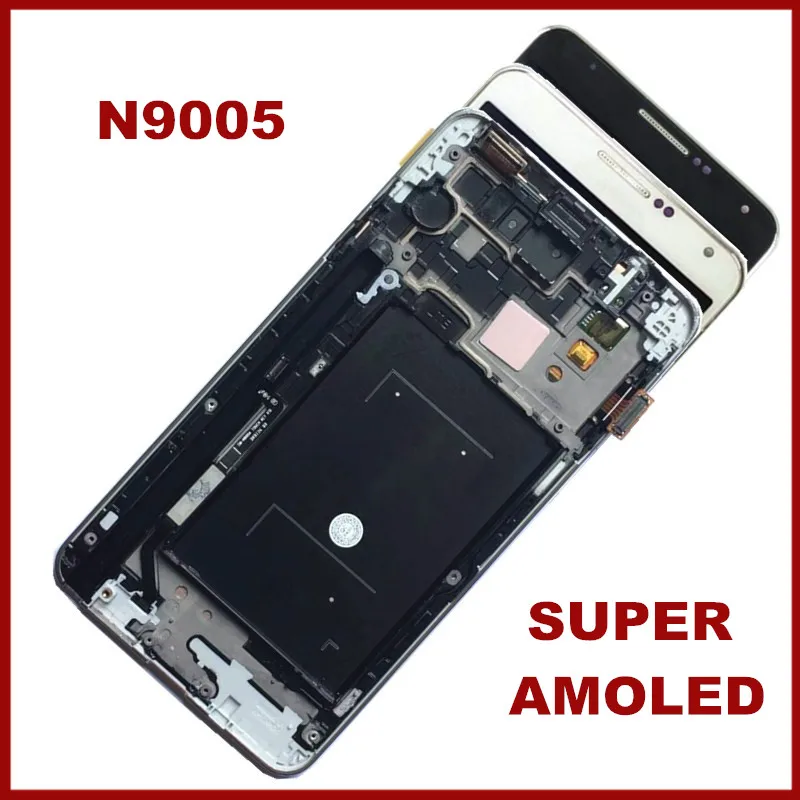 

100% Tested LCD For Samsung Galaxy Note 3 N9005 LCD Display Touch Screen Digitizer for Galaxy Note3 N9005 with frame Assembly