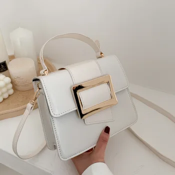 

New women's bag 2020 all-match square pliers messenger bag Korean fashion all-match Western style one-shoulder small square bag