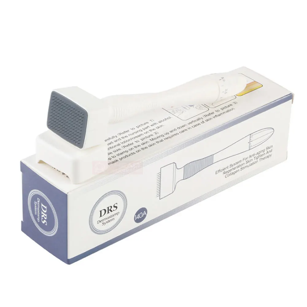 

Stainless Steel 140 Derma Roller Regrowth Anti Hair Loss Microneedle Adjustable Length Needle Skin Care Tools