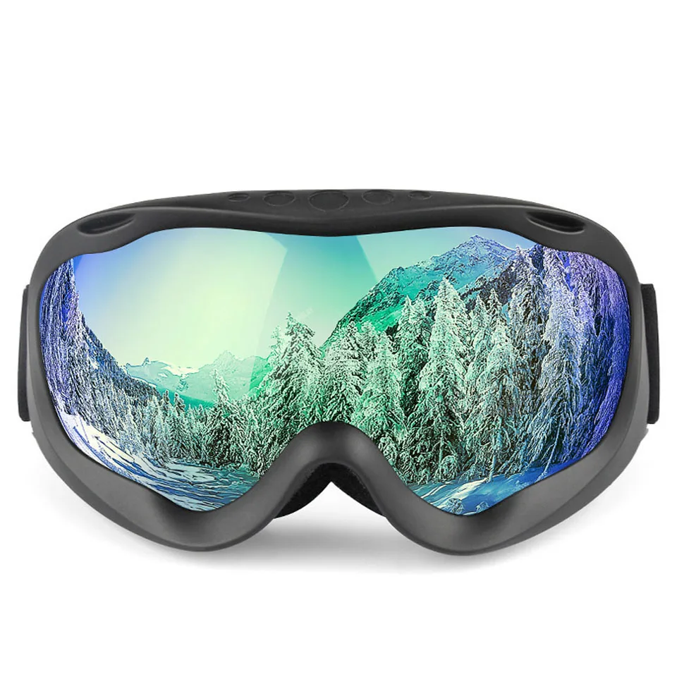 Лыжные очки, анти-туман, лыжная маска, очки для катания на лыжах, снежные очки, очки для сноуборда, очки для мужчин и женщин,, УФ-защита