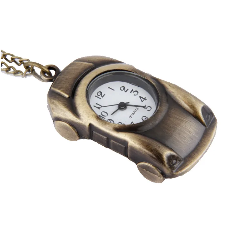 

Children Necklace Table Vintage Pocket Watch Wholesale Children's Watch Gift Watch Owl Key Chain Bronze Car Pocket Watch