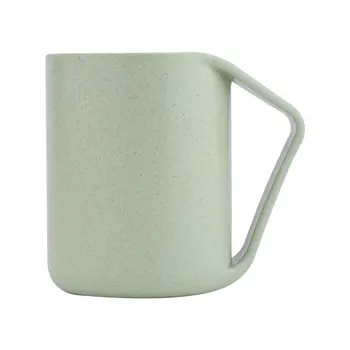 

Wheat Straw Modern Solid Pattern Ceramic Water Mug Creative Bevel Mug Coffee Cup for Home Office Best Gift for Lovers