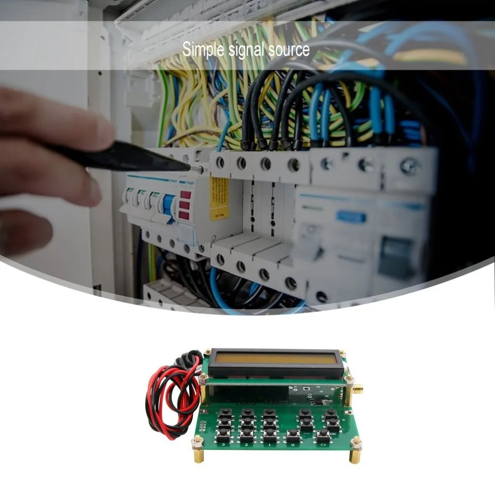 35 МГц-4000 МГц RF генератор сигналов источник сигнала ADF4351 VFO HXY D6 V1.02 метр развертки счетчик модуль