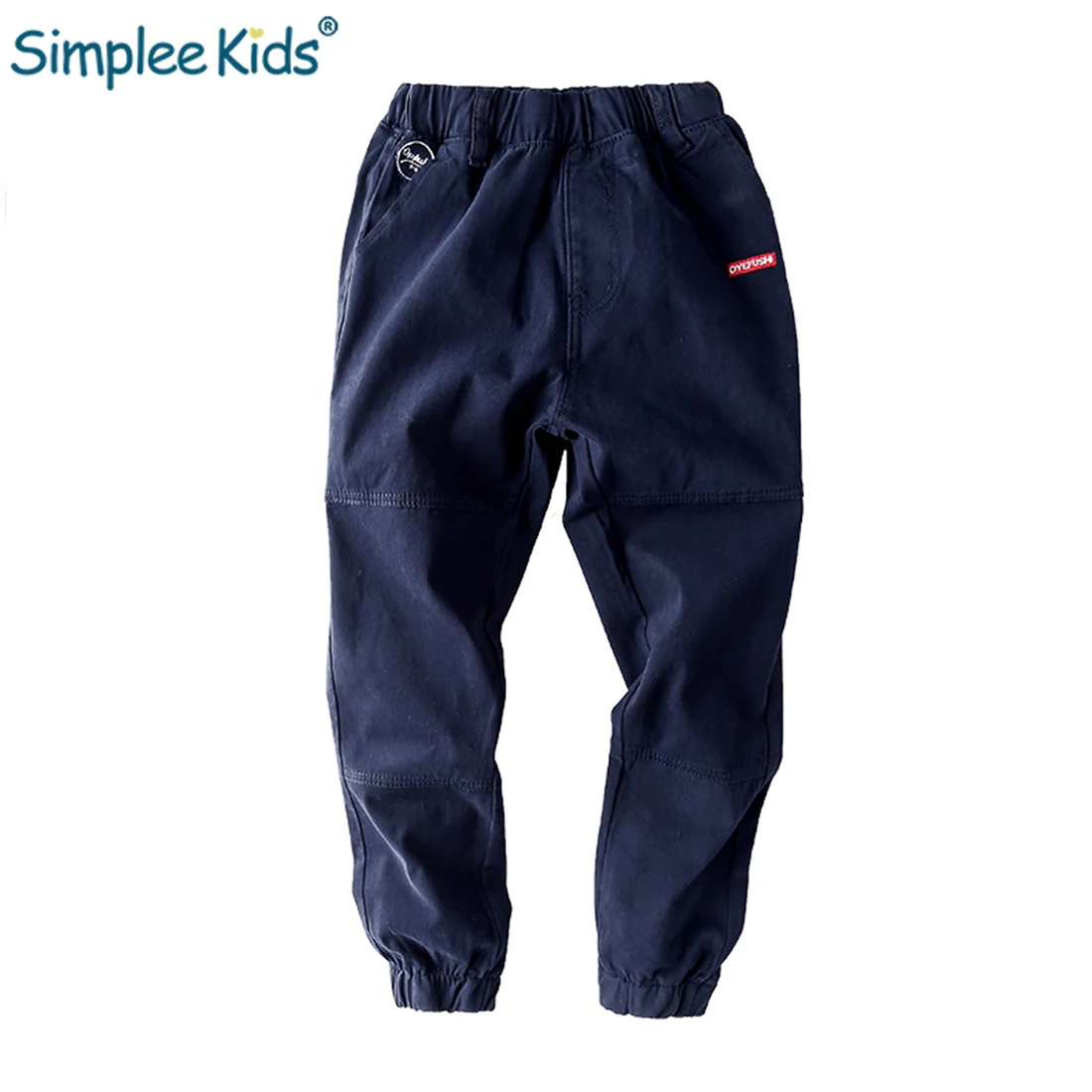 Simplee/Детские узкие брюки для мальчиков Повседневная стильная одежда детей