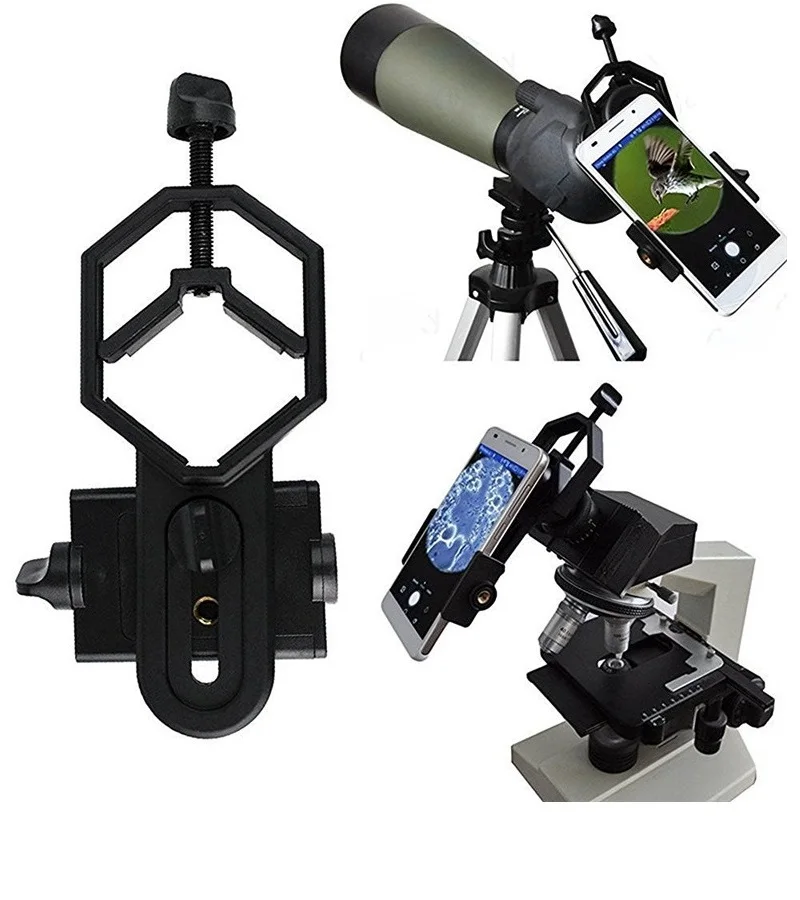 

Astronomical Telescope Holder Universal Mobile Phone Holder Spotting Scope Monocular Microscope Adapter Support Cellphone Mount