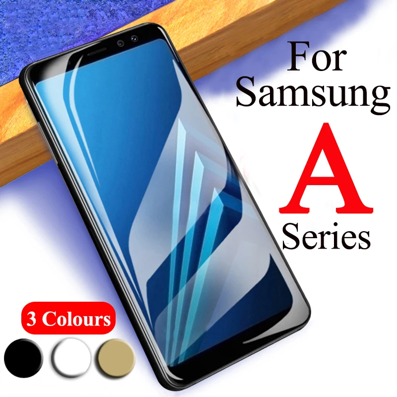Protective glass on for samsung galaxy a9 a7 a8 a6 plus 2018 glas samsun galax a 9 8 7 6 safety verre tremp screenprotector 9h | Мобильные