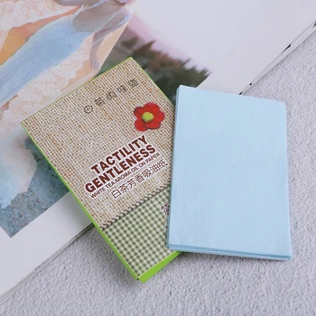 

50pcs/Box Oil Blotting Sheets Absorbing Paper Face Oil Control Makeup Tools Cleansing Face Oil Absorbing Sheets free shipping