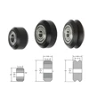 4pcs/lot CNC Openbuilds wheel POM with Bearings big Models Passive Round wheel Idler Pulley Gear perlin wheel for Ender 3& CR10 ► Photo 1/5