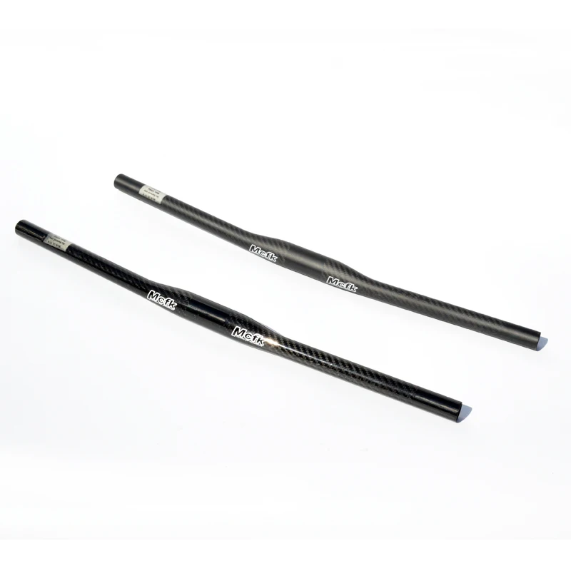 MCFK Mountain Bike 3K Full Carbon Fiber Handlebar, Bicycle Flat Bars, MTB Cycling Parts, Matte Glossy, 31.8mm, 600mm, 740mm