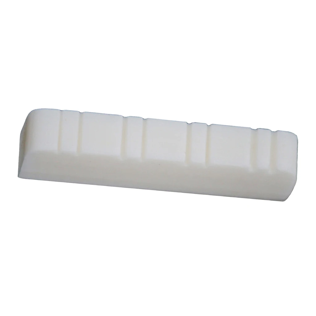 1 Piece Bone Mandolin Bridge Nut Unslotted Nut for Mandolin Banjo Replacement