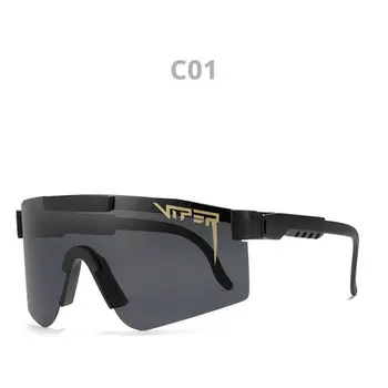 

Original Pit Viper Sport google Polarized Sunglasses for men and women Outdoor windproof eyewear UV Mirrored lens