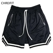 CHREIFIT Men's Summer Casual Quick-Drying Shorts Outdoor Running Training Equipment Fitness Basketball Loose Breathable Shorts