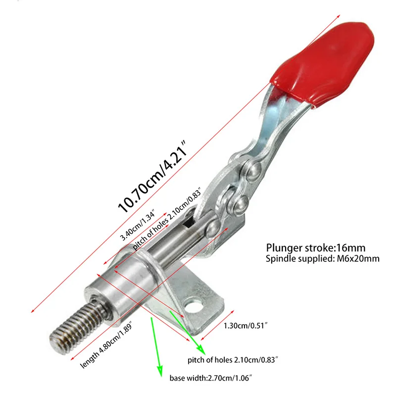 

45kg 301-B Fast Clamp Quick Release Hand Tool Push-pull Toggle For Workpiece Drop ShipDrop ship