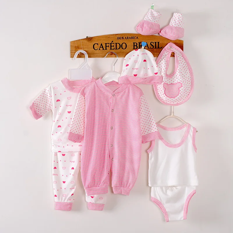 

Manufacturers Supply Infant Newborns Cotton Set Currently Available Order 8 Pieces Multi-Pieces Export Foreign Trade Polyester C