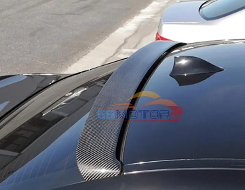 H STYLE REAL CARBON FIBER ROOF SPOILER for BMW F10 5 SERIES 2011UP
