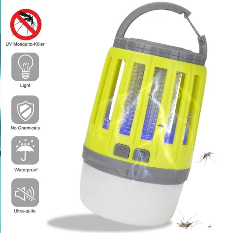 USB Mosquito Lamp Mosquito Light Zapper Moths Killer Pest Bug Flying Insects Voiceless Insect Trap Fashion Creative