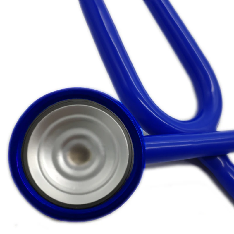 All Black Medical Cardiology Doctor Stethoscope Professional Medical Heart Stethoscope Nurse Student Equipment Device