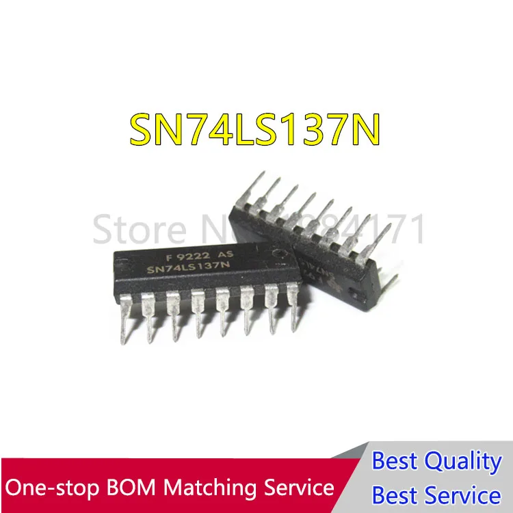 10 шт. SN74LS137N 74LS137 S137N новые и оригинальные трехлинейные до 8-линейные