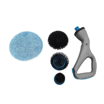 

Electric Spin Scrubber Power Cordless Tub and Tile Scrubber, 360 Handheld Cleaning Supplies with 3 Replaceable Brush Heads, High