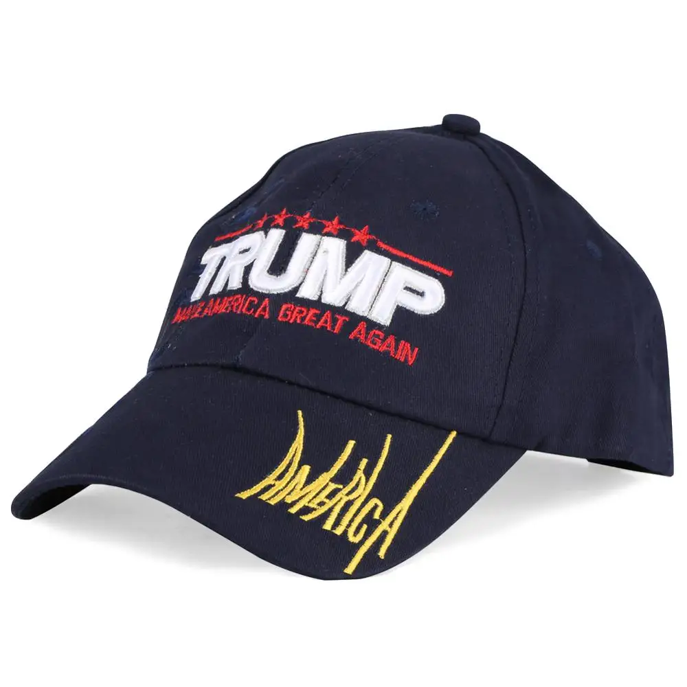 

Trump 2020 America Baseball Cap Casual Cotton Hip Hop Caps Fitted 3D Embroidery Adjustable Snapback Hats Campaign Hiking Running