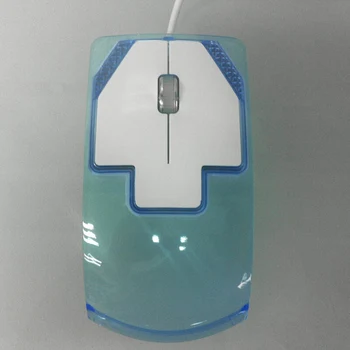 

Colorful Luminous Wired Mouse Transparent Optical Mouse for Office Computers Notebooks GDeals